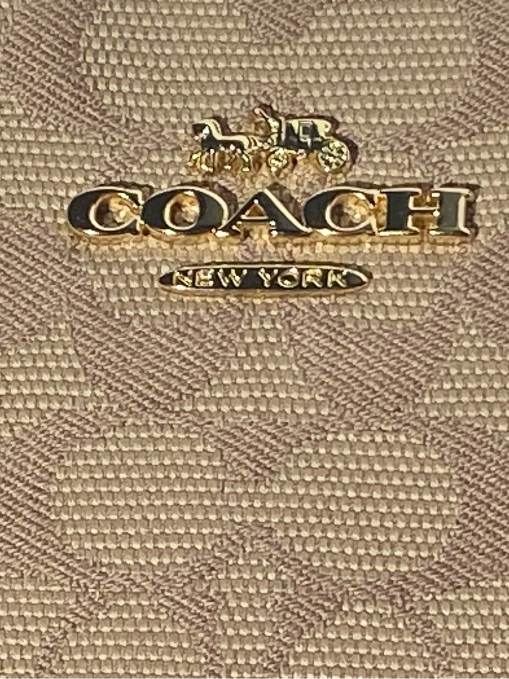 Coach Signature Canvas Wristlet - EUC - Picture 4 of 11